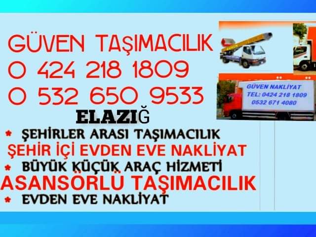 elazig tasimacilik evden eve nakliyat